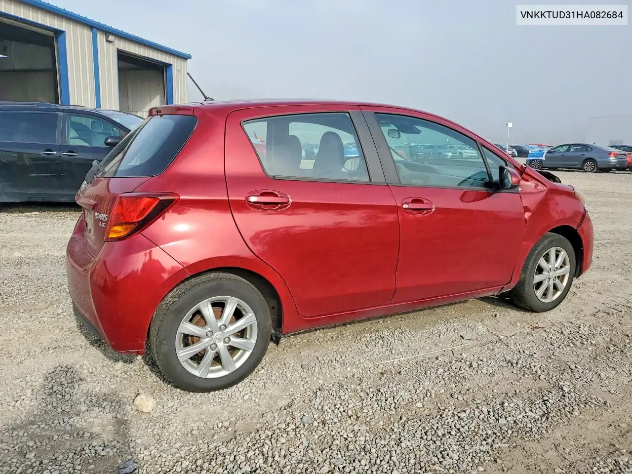 2017 TOYOTA YARIS VIN VNKKTUD31HA082684 — фото 3