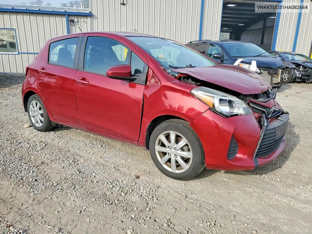 2017 TOYOTA YARIS VIN VNKKTUD31HA082684 — фото 4