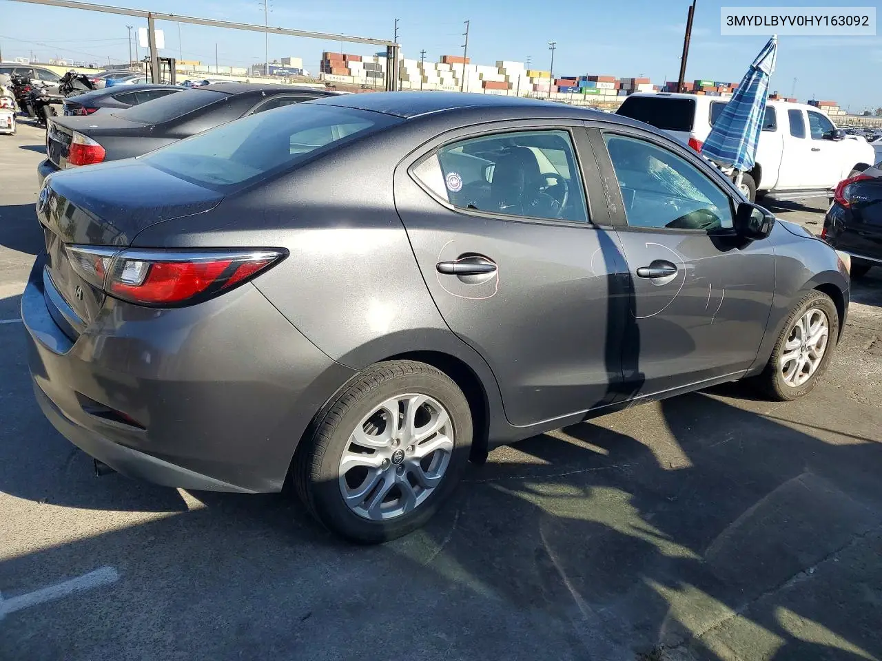 2017 TOYOTA YARIS VIN 3MYDLBYV0HY163092 — фото 3