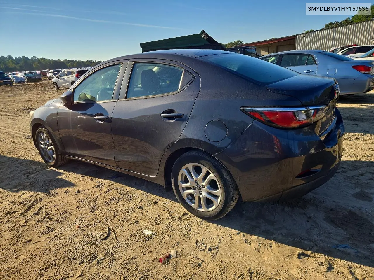 2017 TOYOTA YARIS VIN 3MYDLBYV1HY159536 — фото 2