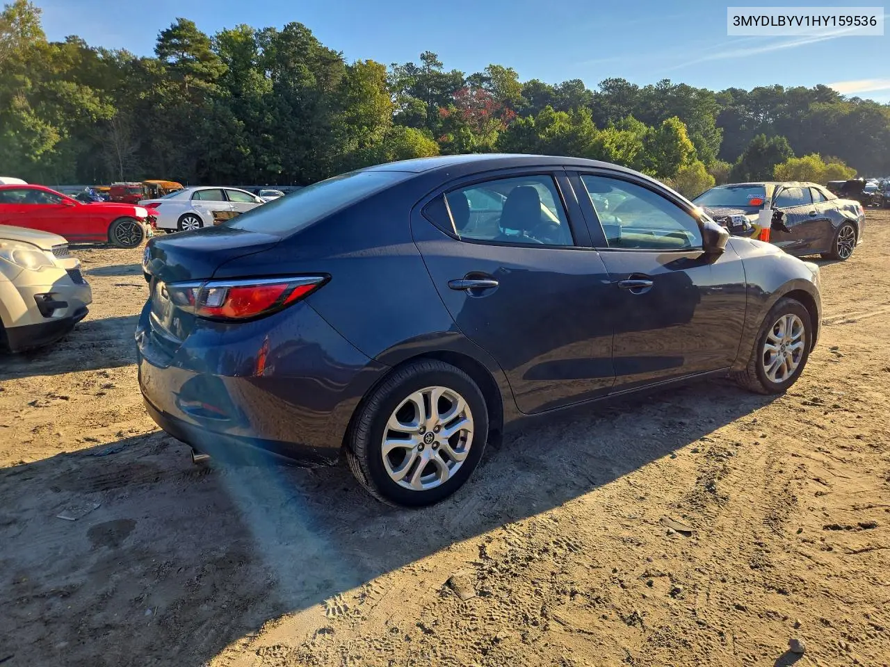 2017 TOYOTA YARIS VIN 3MYDLBYV1HY159536 — фото 3