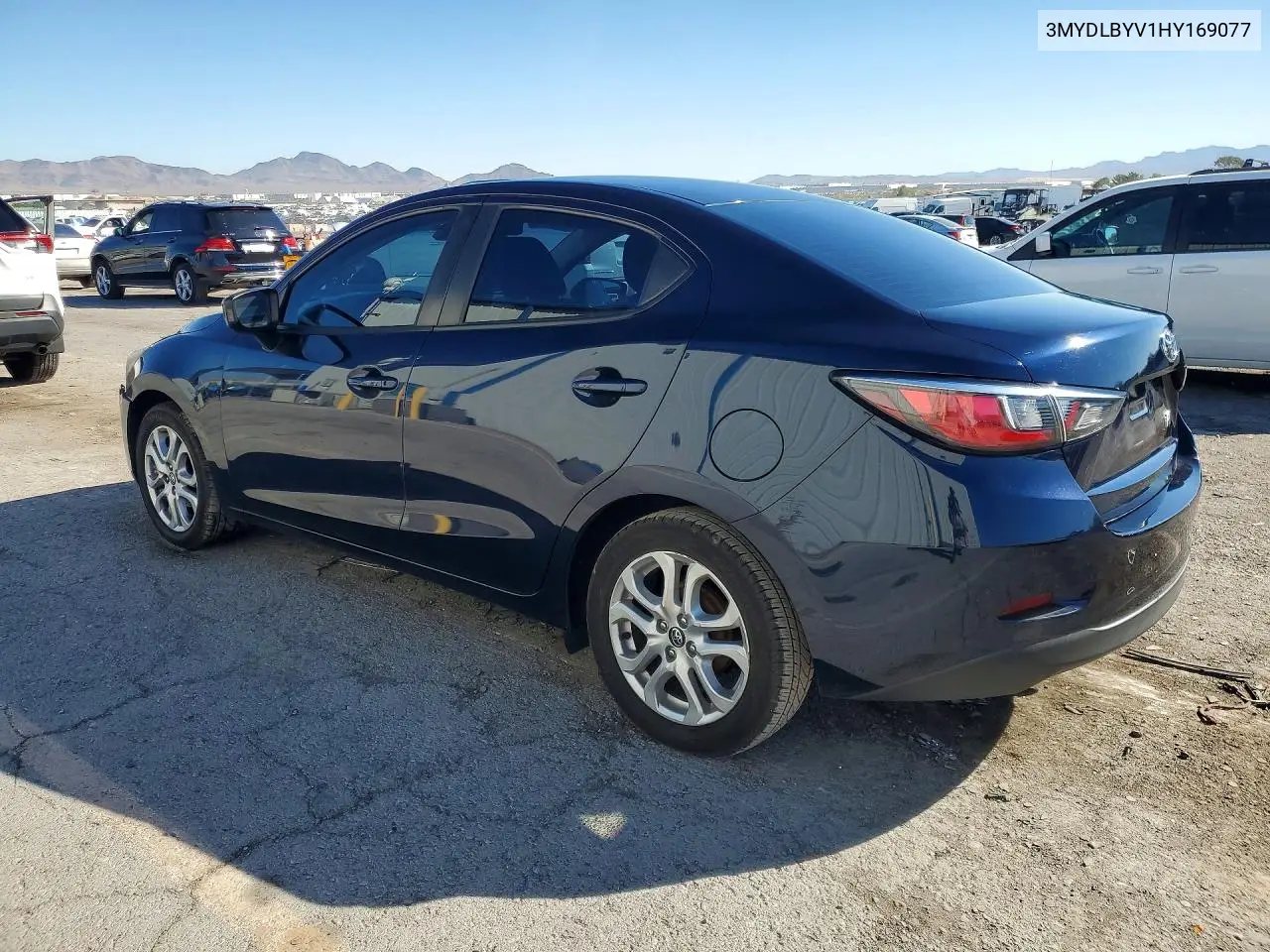 2017 TOYOTA YARIS VIN 3MYDLBYV1HY169077 — фото 2