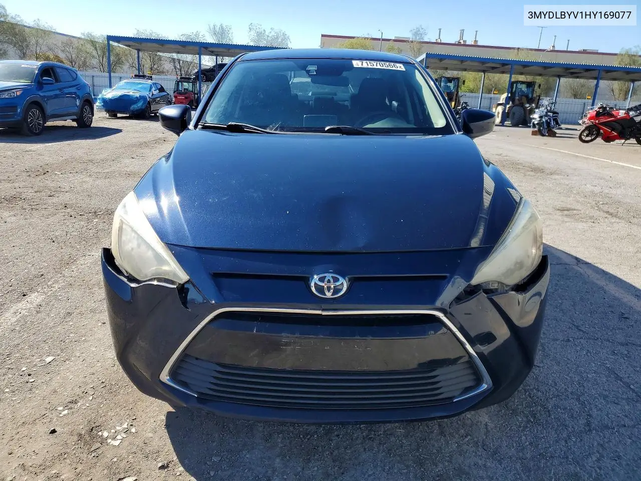 2017 TOYOTA YARIS VIN 3MYDLBYV1HY169077 — фото 5