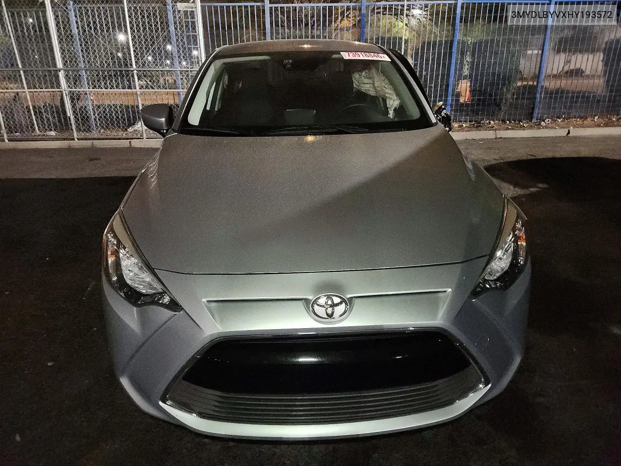2017 TOYOTA YARIS VIN 3MYDLBYVXHY193572 — фото 5