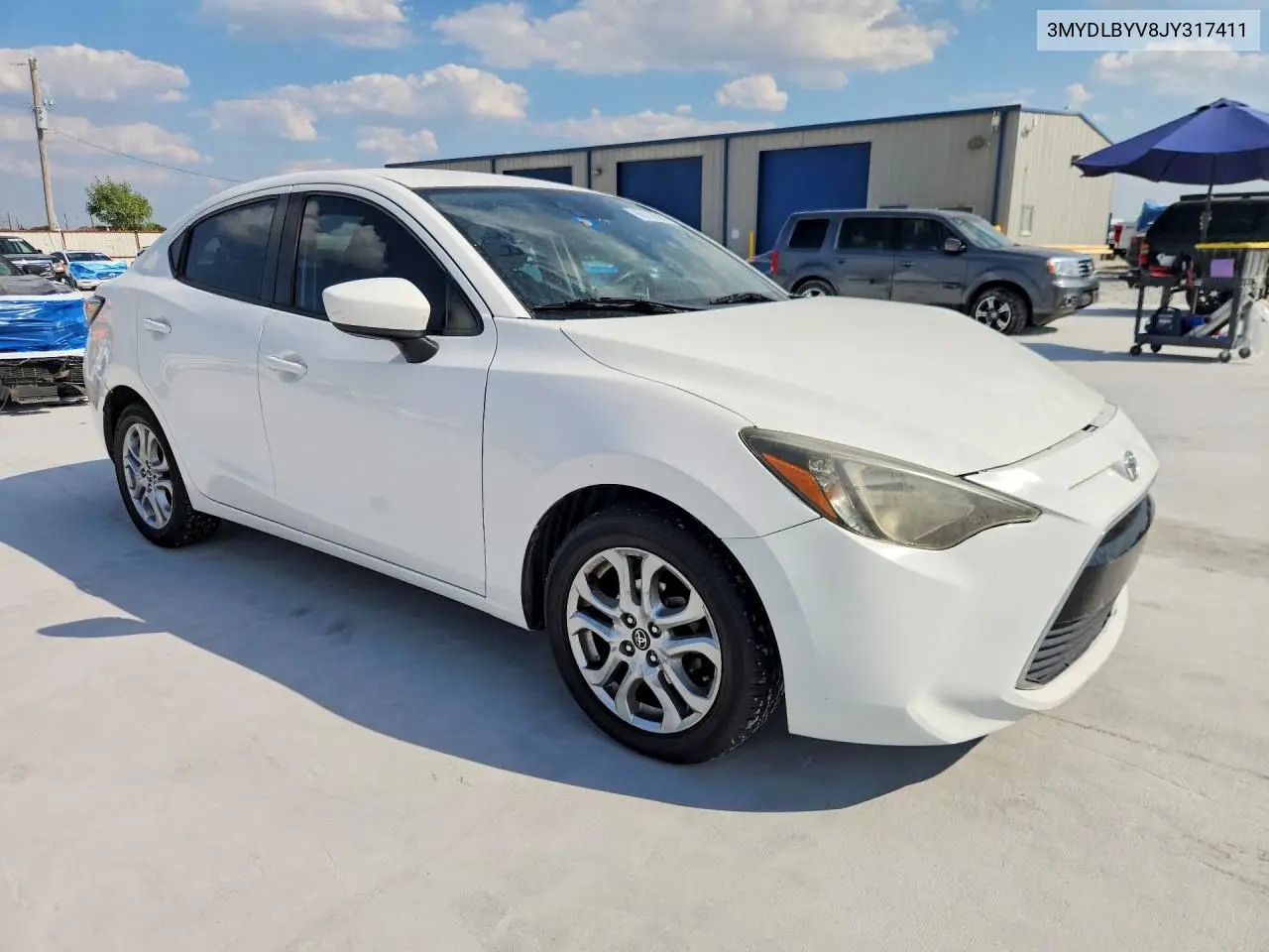 2018 TOYOTA YARIS VIN 3MYDLBYV8JY317411 — фото 4