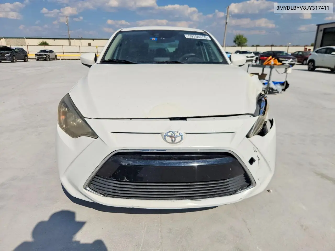 2018 TOYOTA YARIS VIN 3MYDLBYV8JY317411 — фото 5