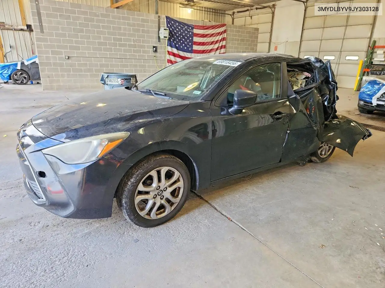 TOYOTA YARIS 2018, VIN 3MYDLBYV9JY303128