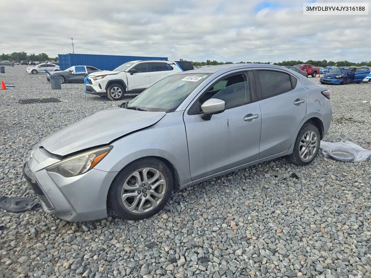 TOYOTA YARIS 2018, VIN 3MYDLBYV4JY316188