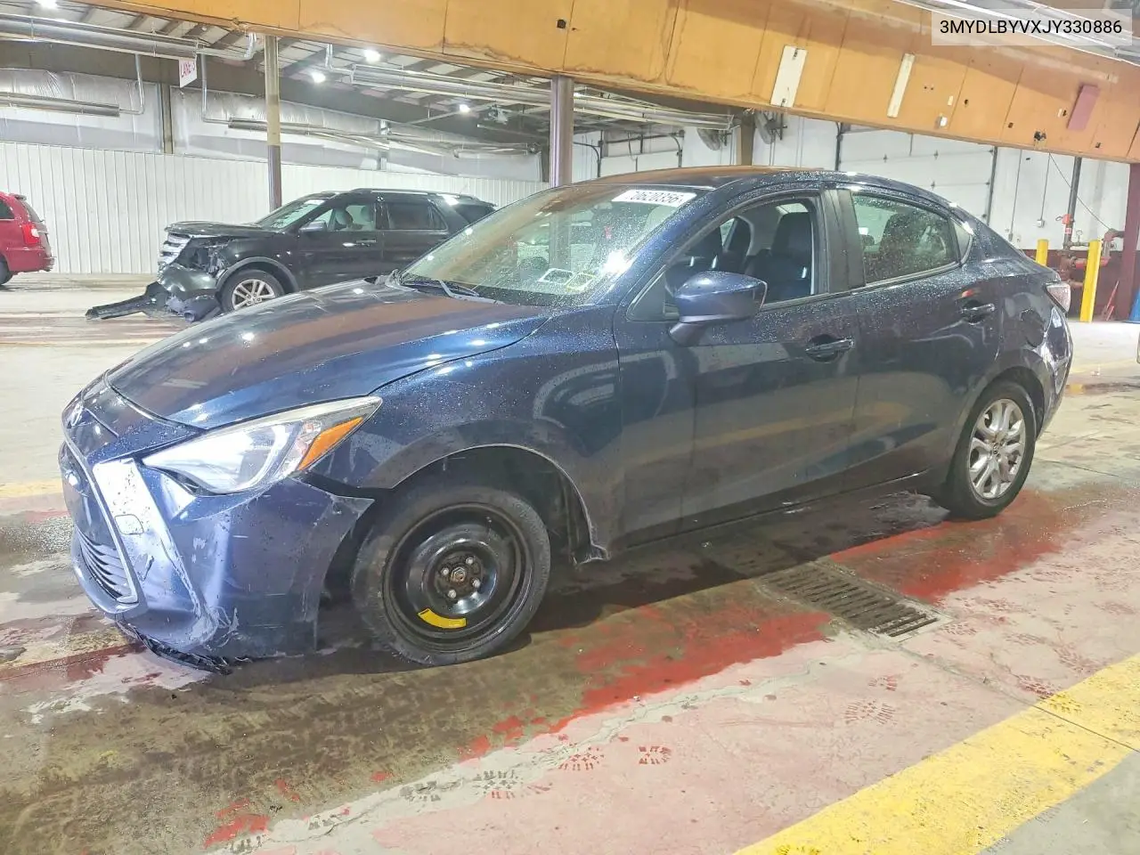 TOYOTA YARIS 2018, VIN 3MYDLBYVXJY330886