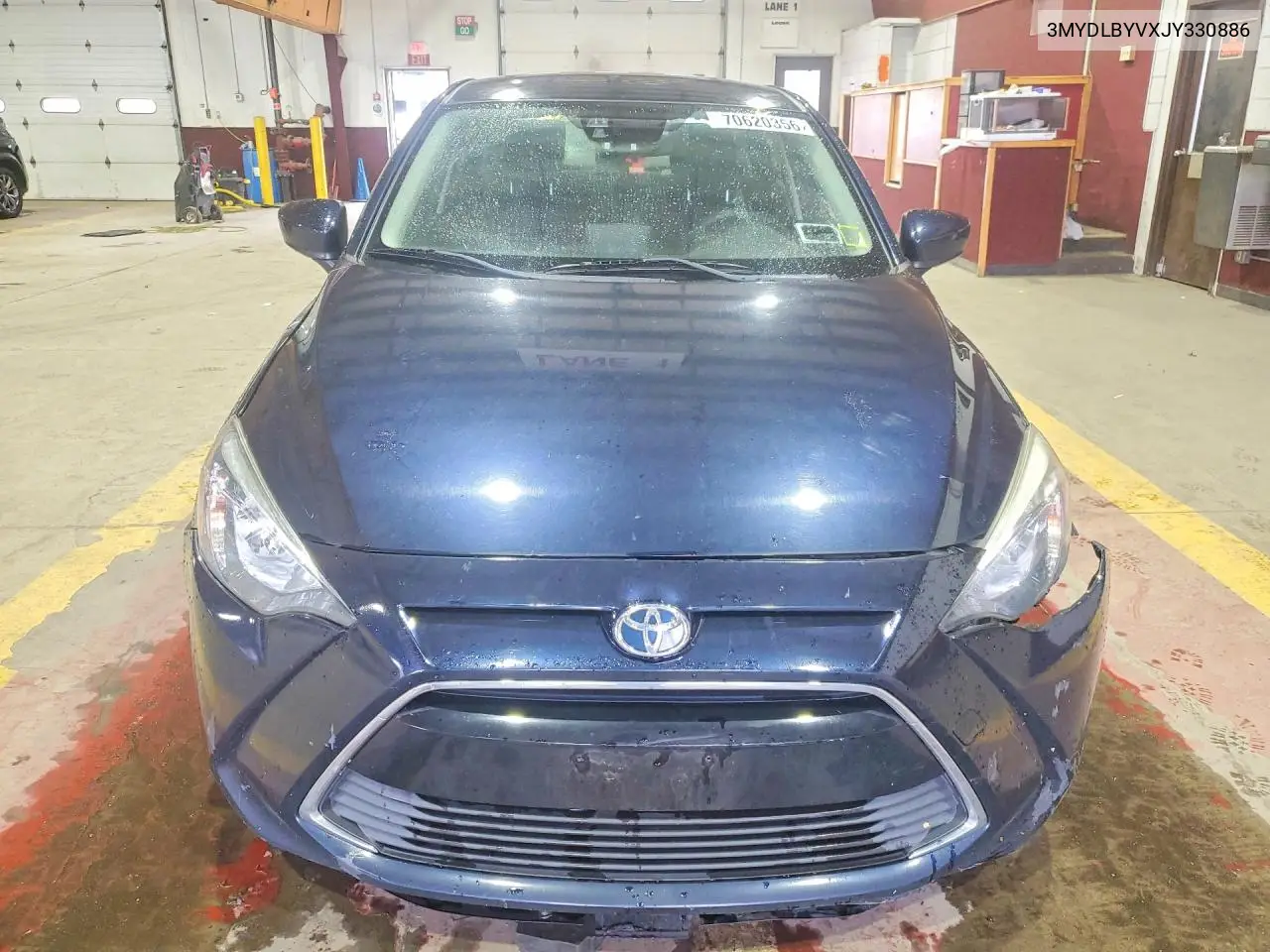 2018 TOYOTA YARIS VIN 3MYDLBYVXJY330886 — фото 5
