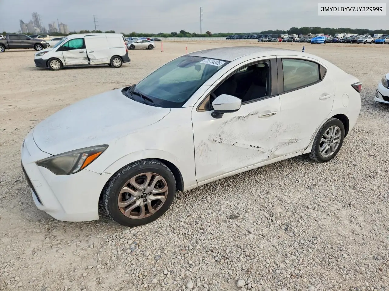 TOYOTA YARIS 2018, VIN 3MYDLBYV7JY329999