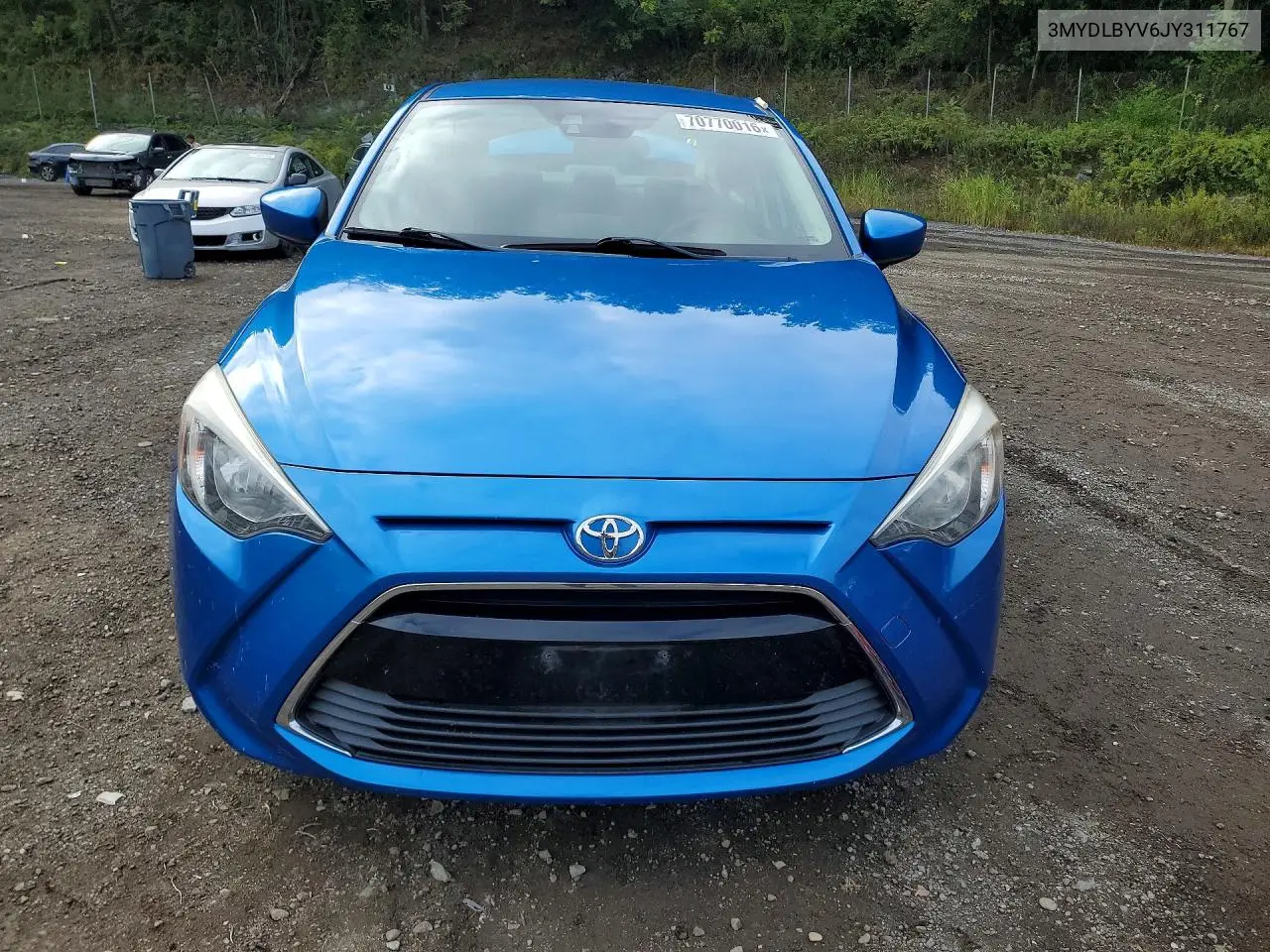 2018 TOYOTA YARIS VIN 3MYDLBYV6JY311767 — фото 5
