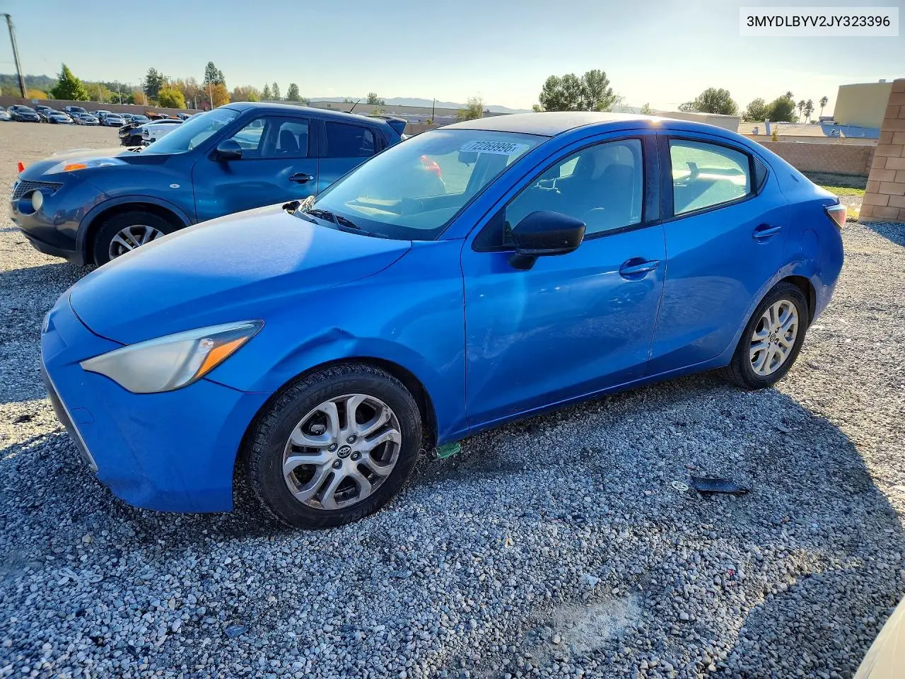 TOYOTA YARIS 2018, VIN 3MYDLBYV2JY323396
