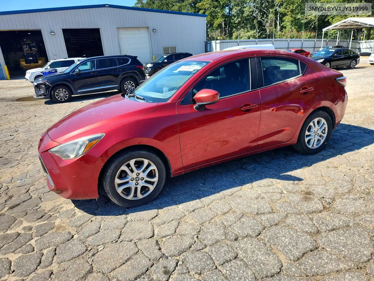 TOYOTA YARIS 2018, VIN 3MYDLBYV1JY319999
