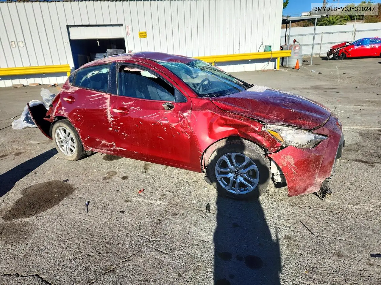 2018 TOYOTA YARIS VIN 3MYDLBYV3JY320247 — фото 4