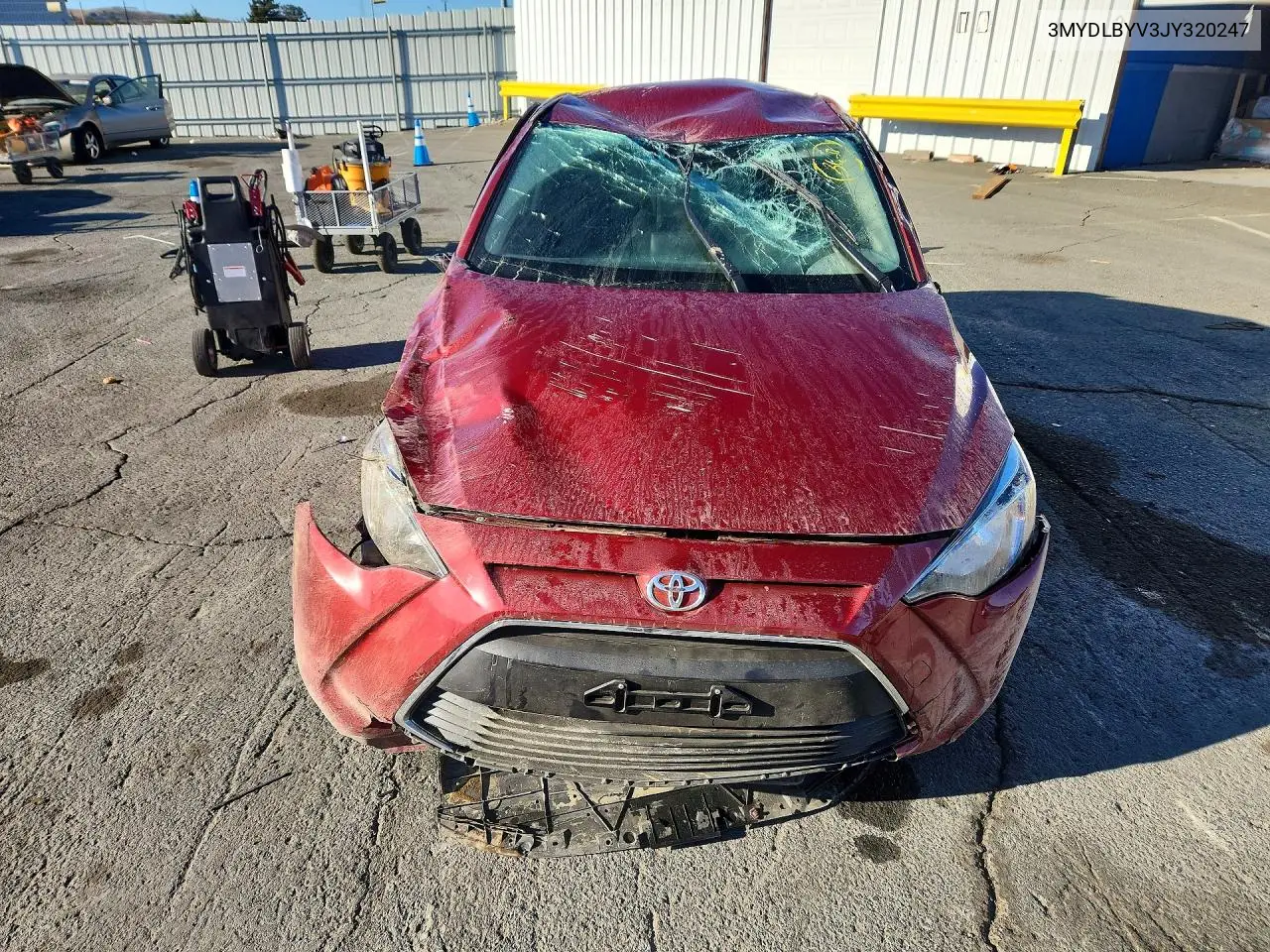 2018 TOYOTA YARIS VIN 3MYDLBYV3JY320247 — фото 5