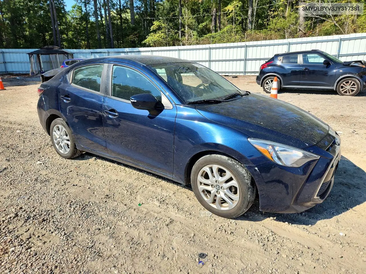 2018 TOYOTA YARIS VIN 3MYDLBYV3JY317381 — фото 4