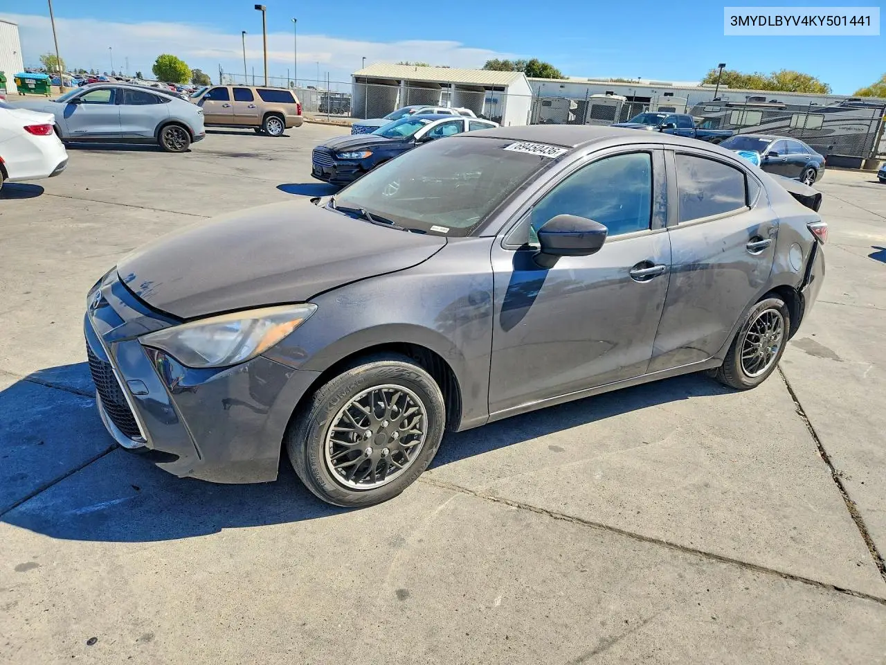 TOYOTA YARIS 2019, VIN 3MYDLBYV4KY501441