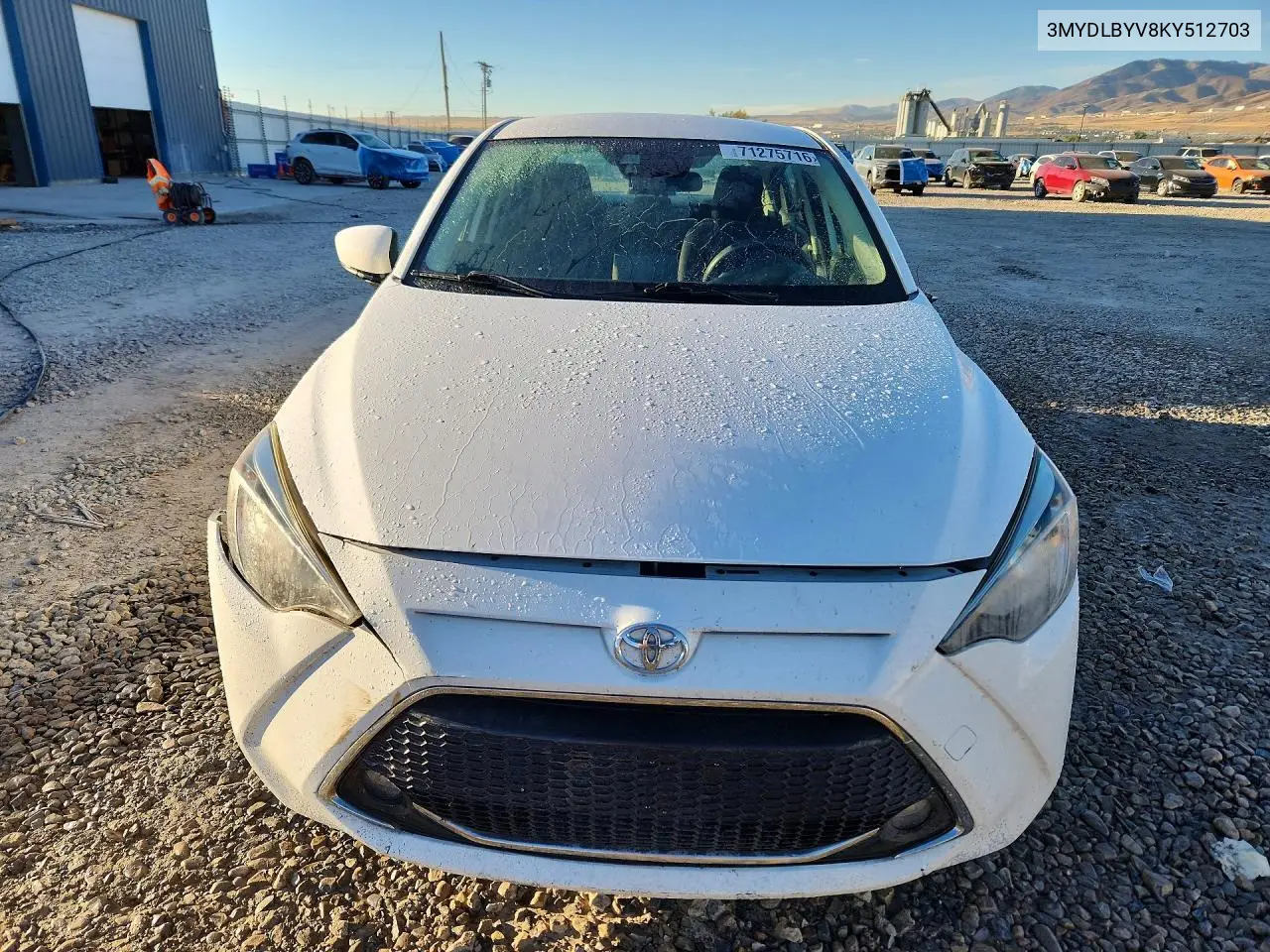 2019 TOYOTA YARIS VIN 3MYDLBYV8KY512703 — фото 5