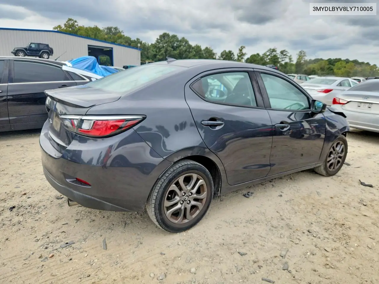 2020 TOYOTA YARIS VIN 3MYDLBYV8LY710005 — фото 3