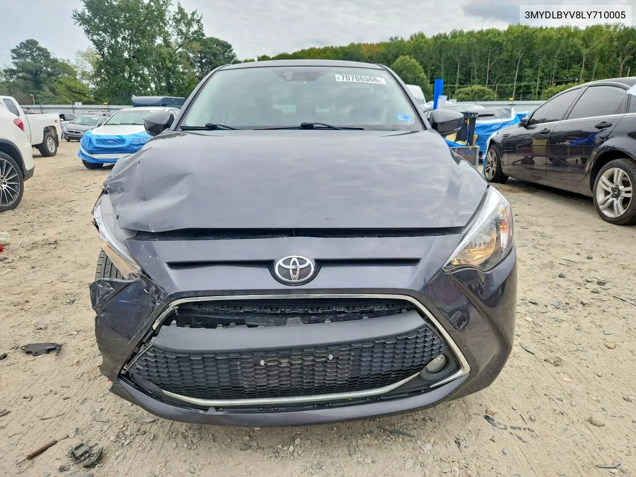 2020 TOYOTA YARIS VIN 3MYDLBYV8LY710005 — фото 5