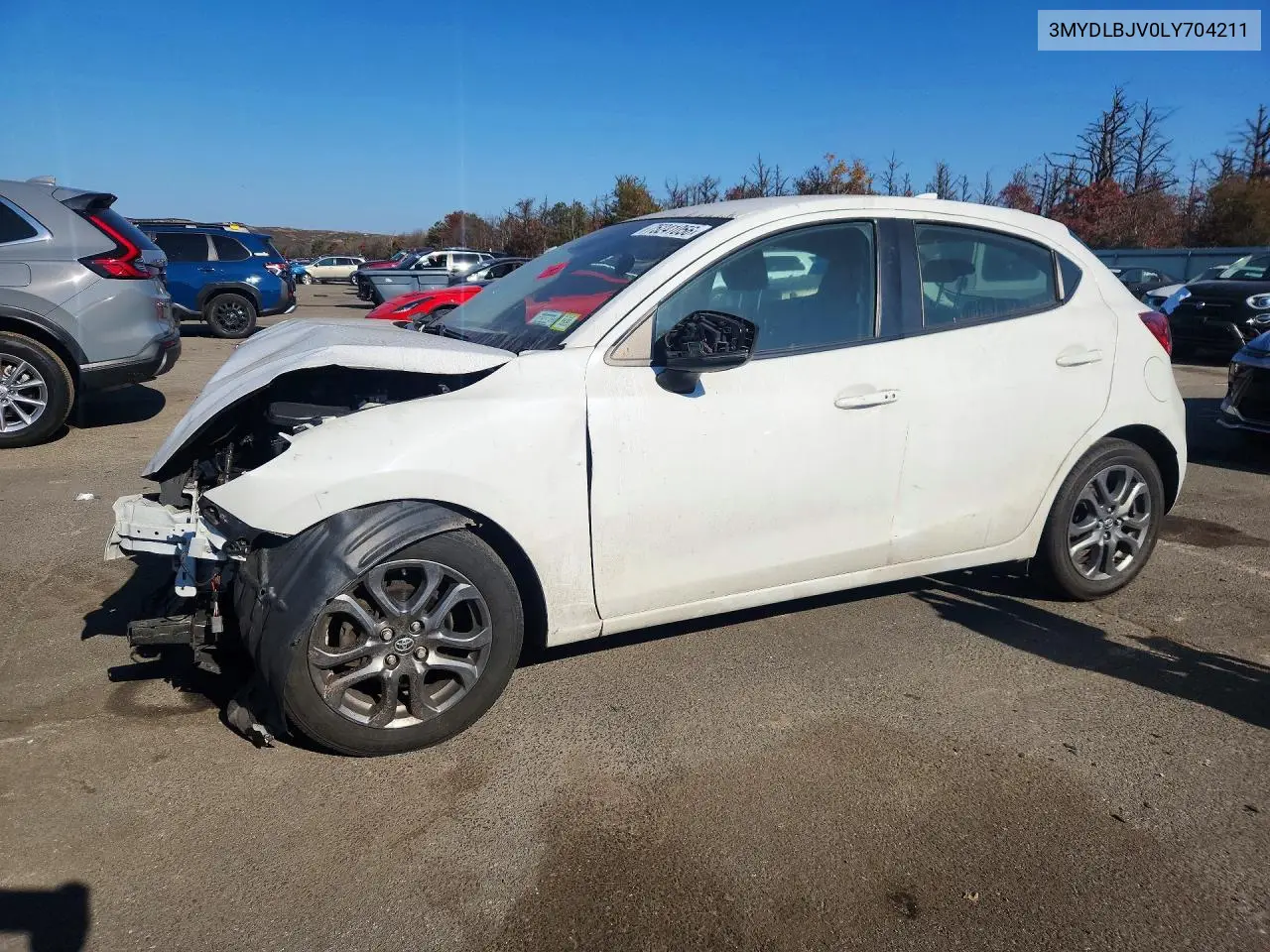 TOYOTA YARIS 2020, VIN 3MYDLBJV0LY704211