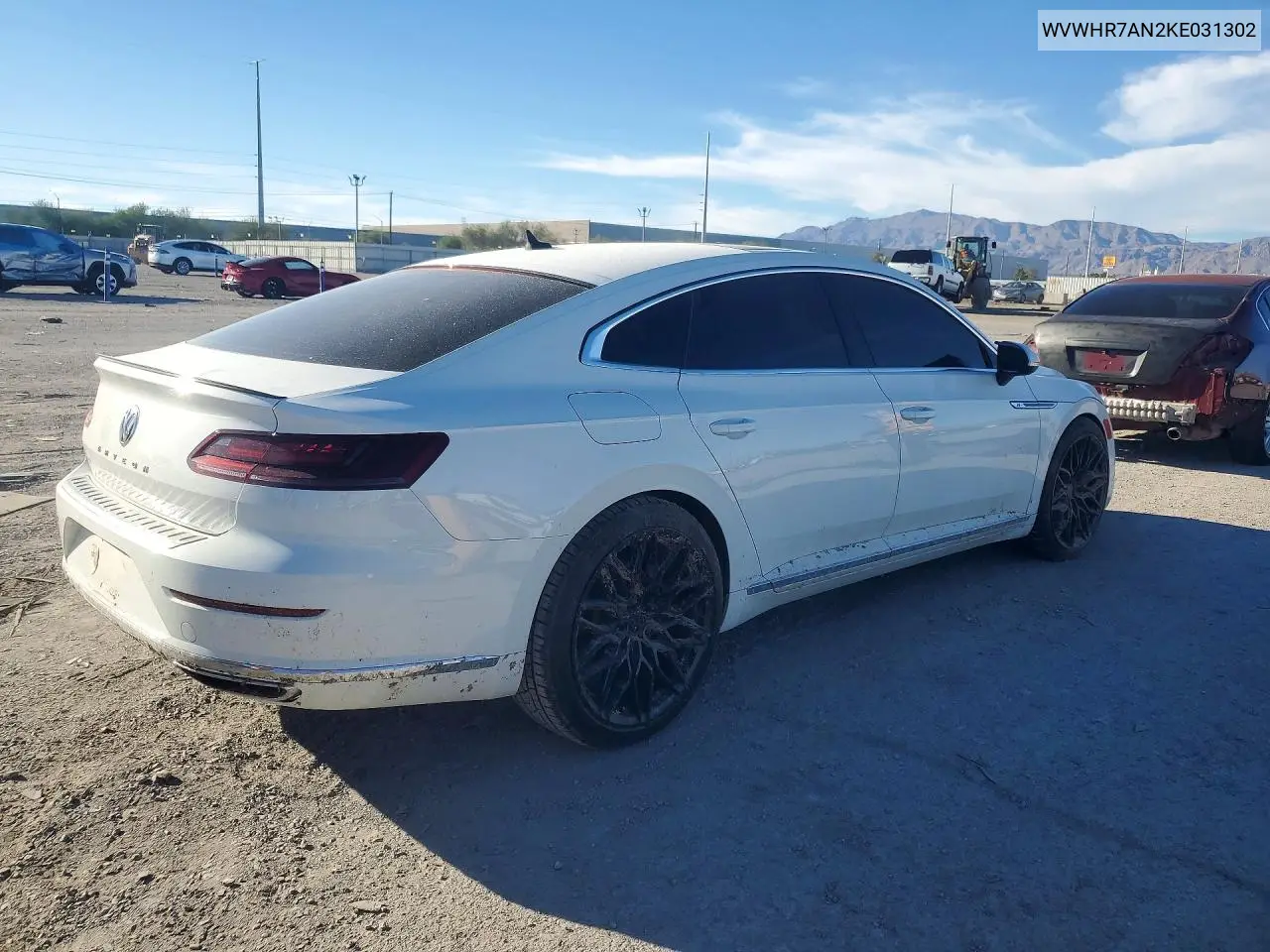 2019 VOLKSWAGEN ARTEON VIN WVWHR7AN2KE031302 — фото 3