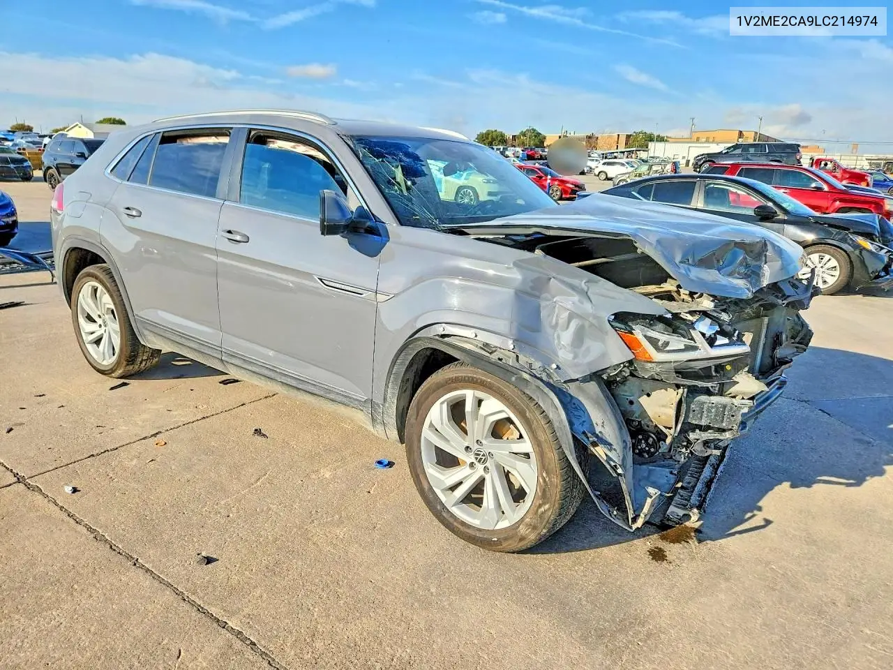 2020 VOLKSWAGEN ATLAS CROSS SPORT VIN 1V2ME2CA9LC214974 — фото 4