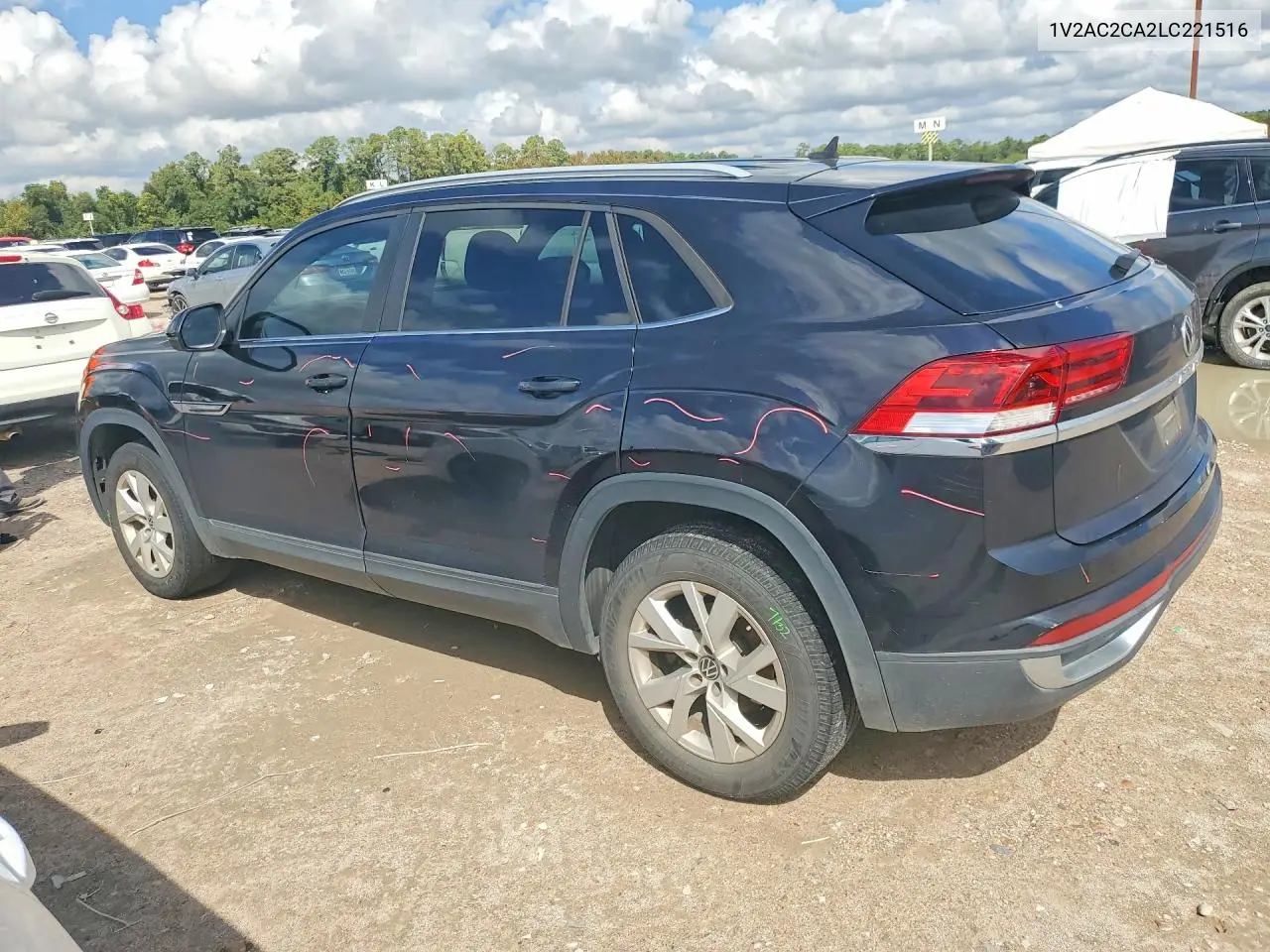 2020 VOLKSWAGEN ATLAS CROSS SPORT VIN 1V2AC2CA2LC221516 — фото 2