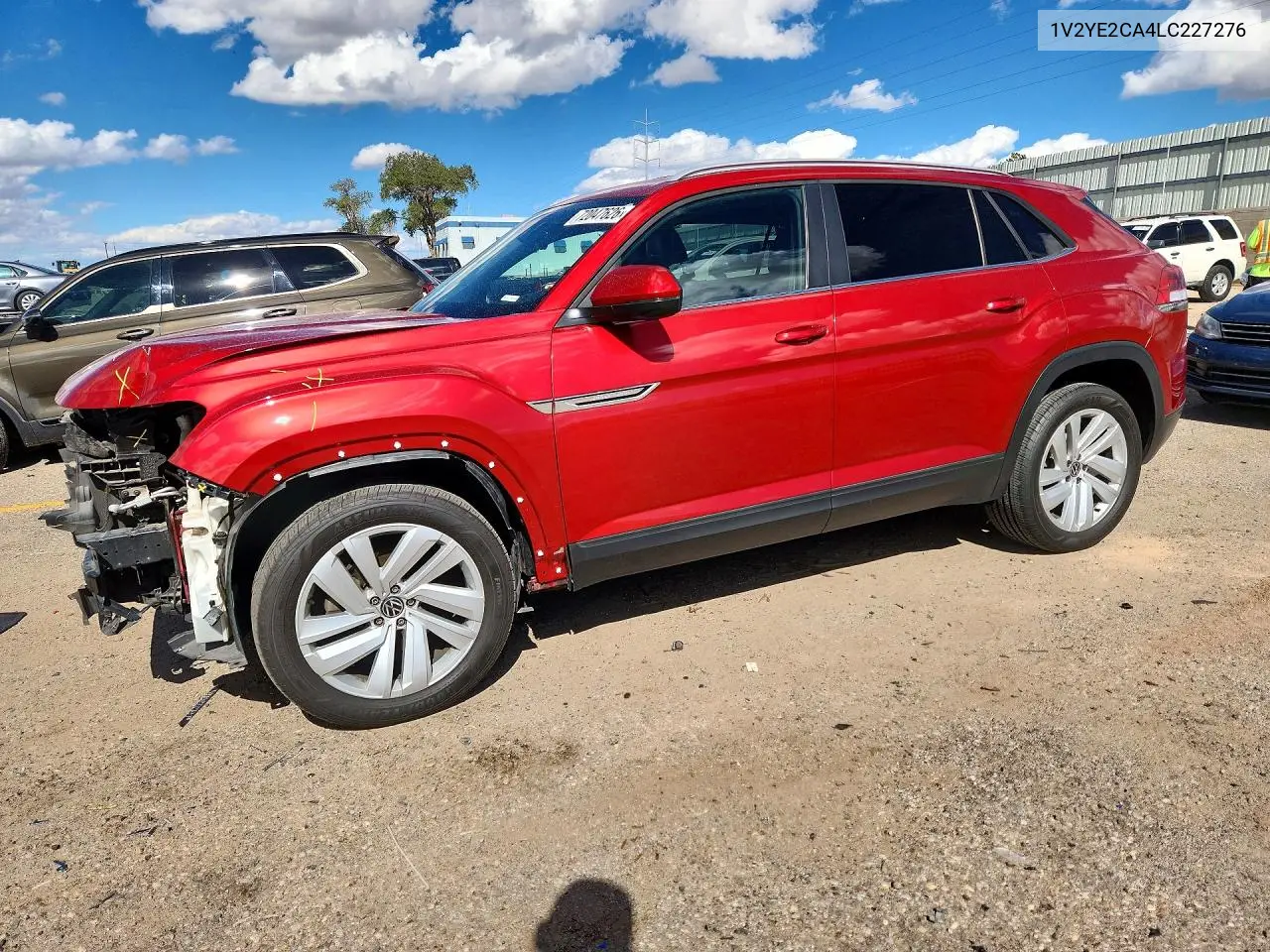 VOLKSWAGEN ATLAS CROSS SPORT 2020, VIN 1V2YE2CA4LC227276