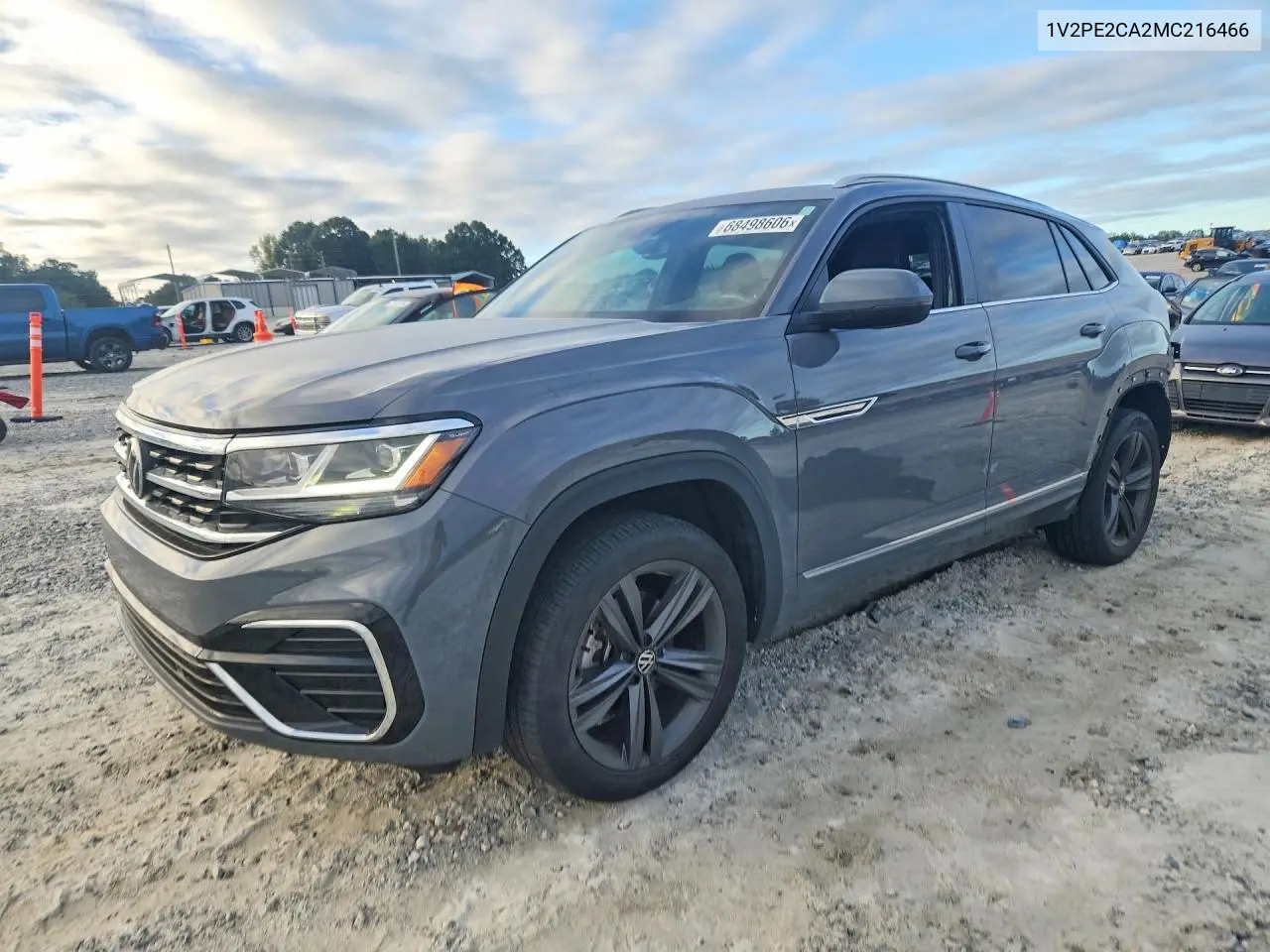 VOLKSWAGEN ATLAS CROSS SPORT 2021, VIN 1V2PE2CA2MC216466