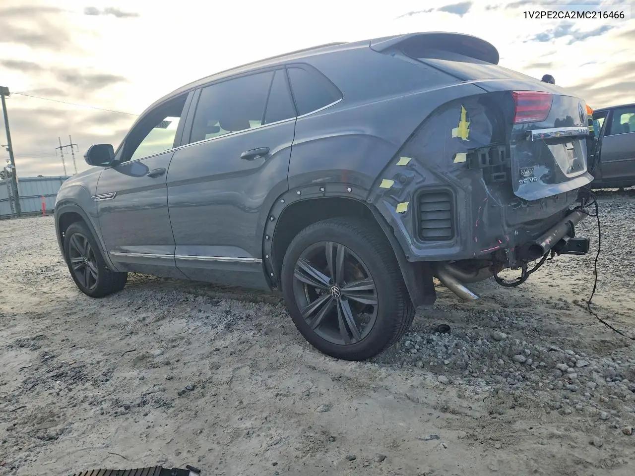 2021 VOLKSWAGEN ATLAS CROSS SPORT VIN 1V2PE2CA2MC216466 — фото 2