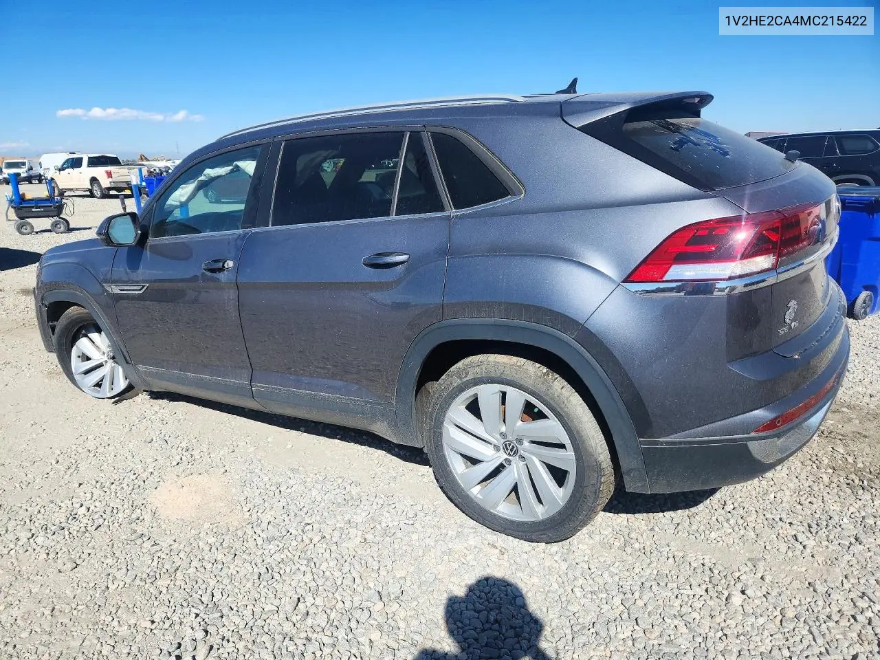 2021 VOLKSWAGEN ATLAS CROSS SPORT VIN 1V2HE2CA4MC215422 — фото 2