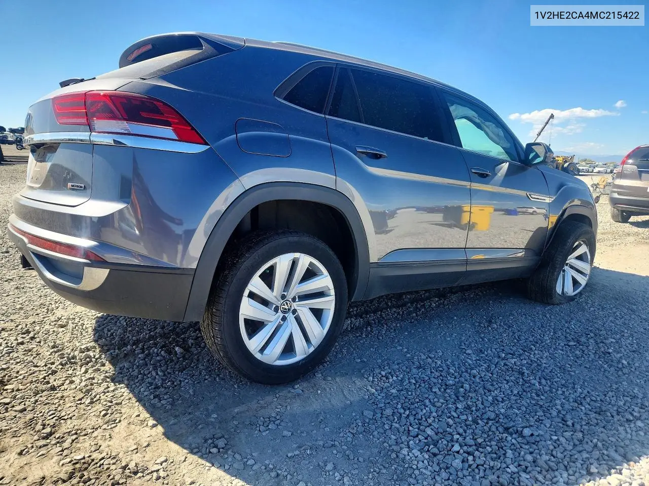 2021 VOLKSWAGEN ATLAS CROSS SPORT VIN 1V2HE2CA4MC215422 — фото 3