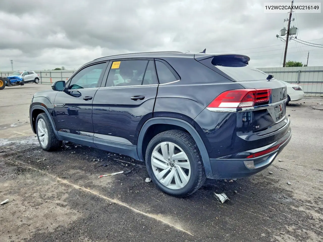 2021 VOLKSWAGEN ATLAS CROSS SPORT VIN 1V2WC2CAXMC216149 — фото 2