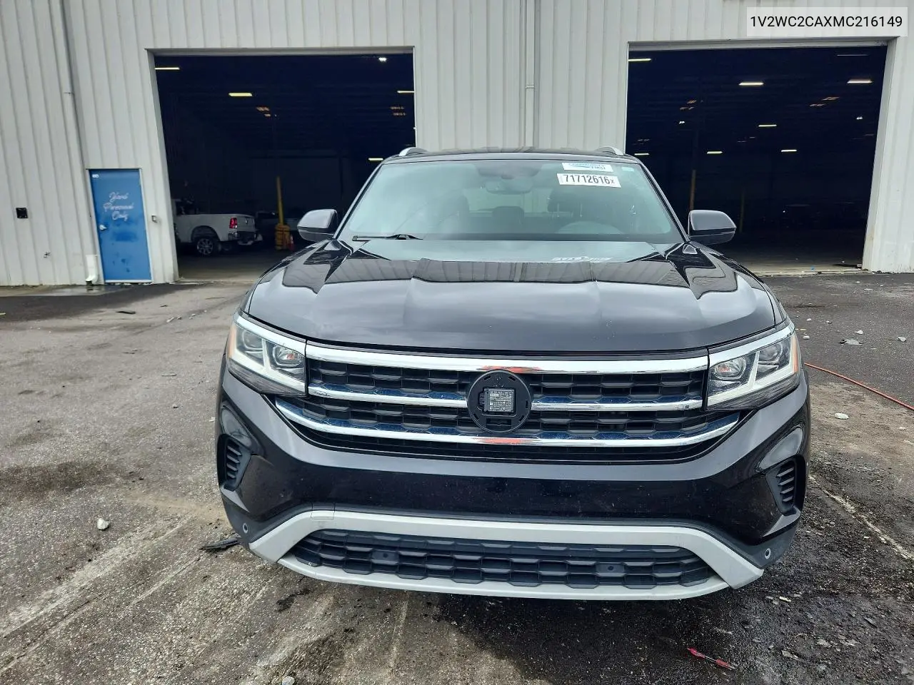 2021 VOLKSWAGEN ATLAS CROSS SPORT VIN 1V2WC2CAXMC216149 — фото 5