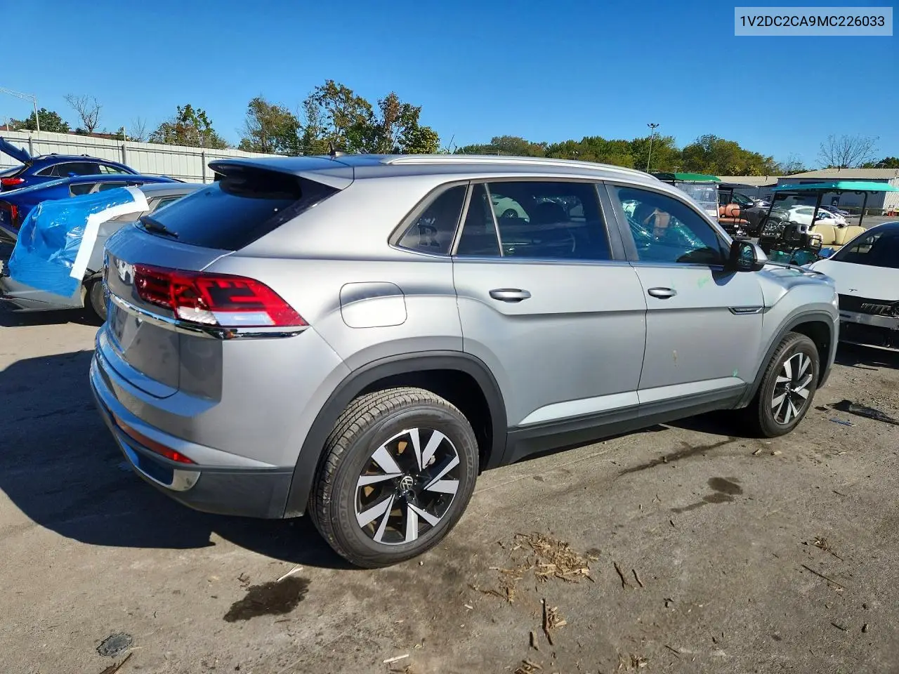 2021 VOLKSWAGEN ATLAS CROSS SPORT VIN 1V2DC2CA9MC226033 — фото 3