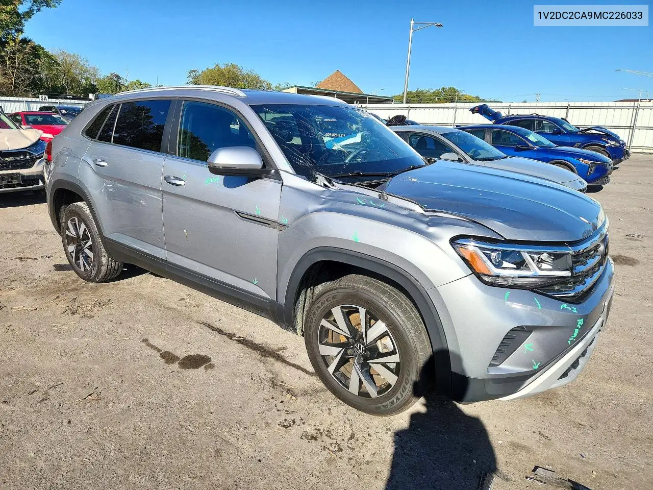2021 VOLKSWAGEN ATLAS CROSS SPORT VIN 1V2DC2CA9MC226033 — фото 4