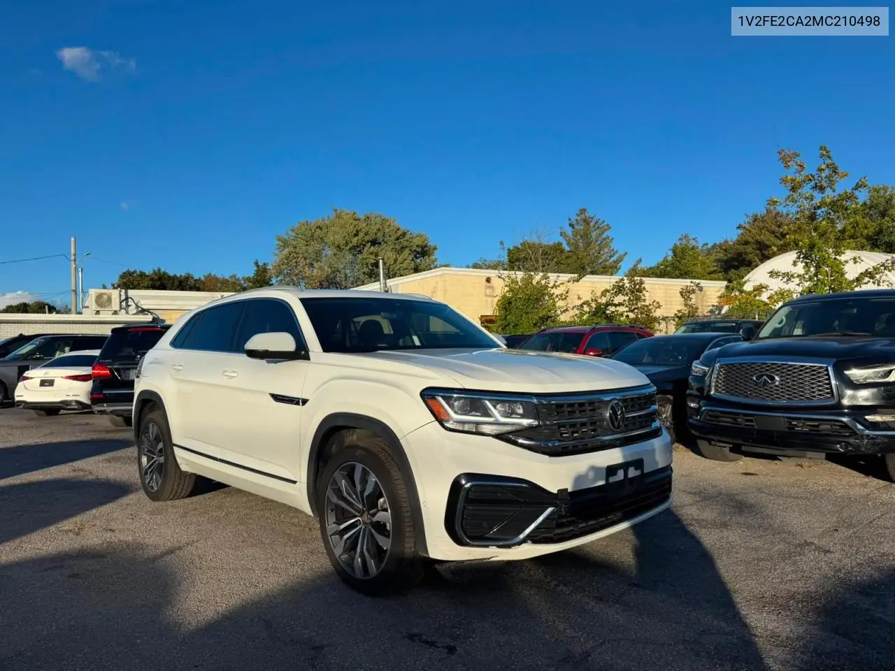 VOLKSWAGEN ATLAS CROSS SPORT 2021, VIN 1V2FE2CA2MC210498