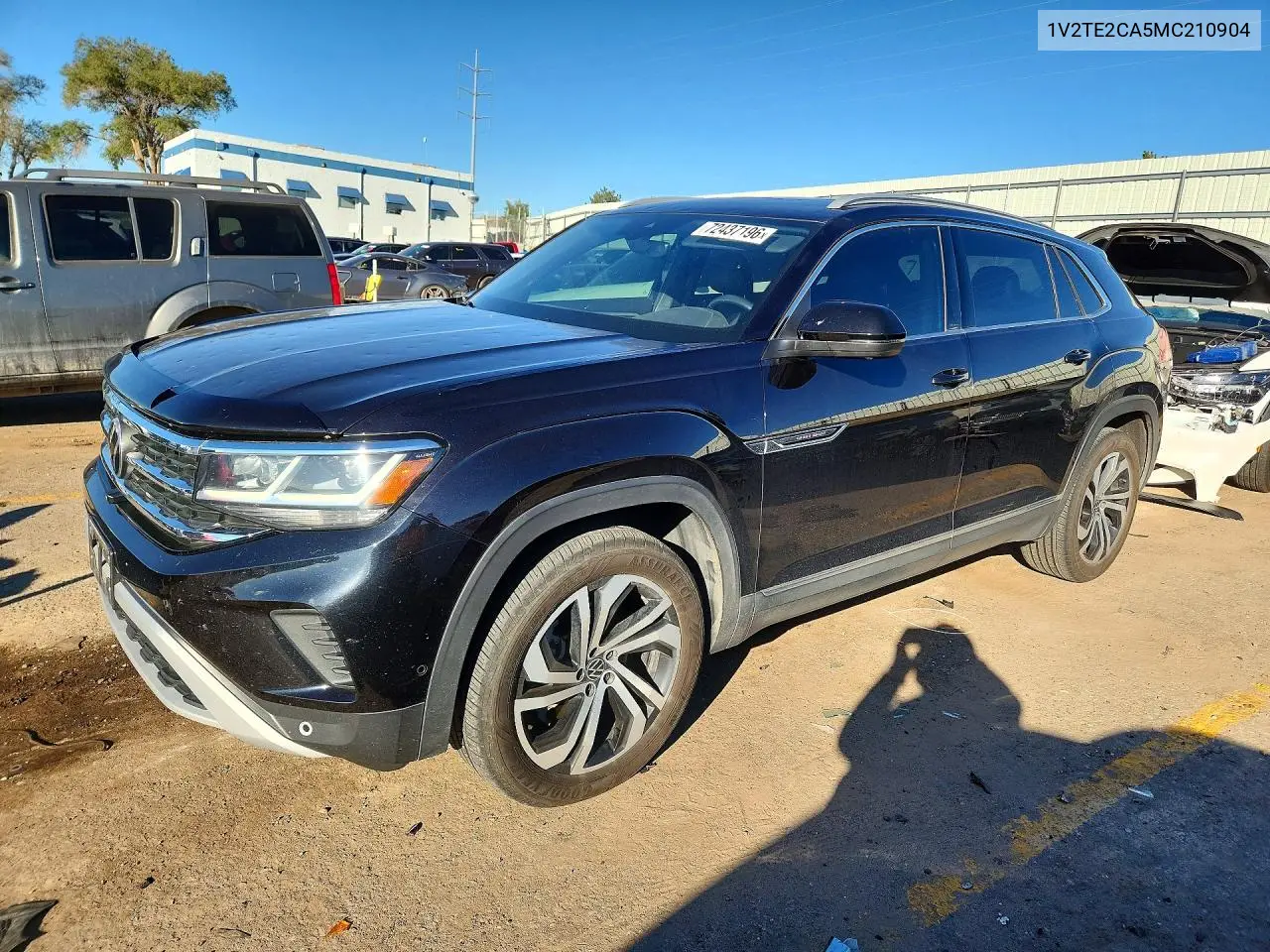 VOLKSWAGEN ATLAS CROSS SPORT 2021, VIN 1V2TE2CA5MC210904