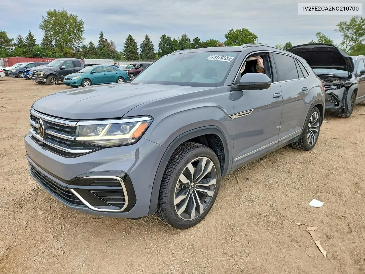 VOLKSWAGEN ATLAS CROSS SPORT 2022, VIN 1V2FE2CA2NC210700