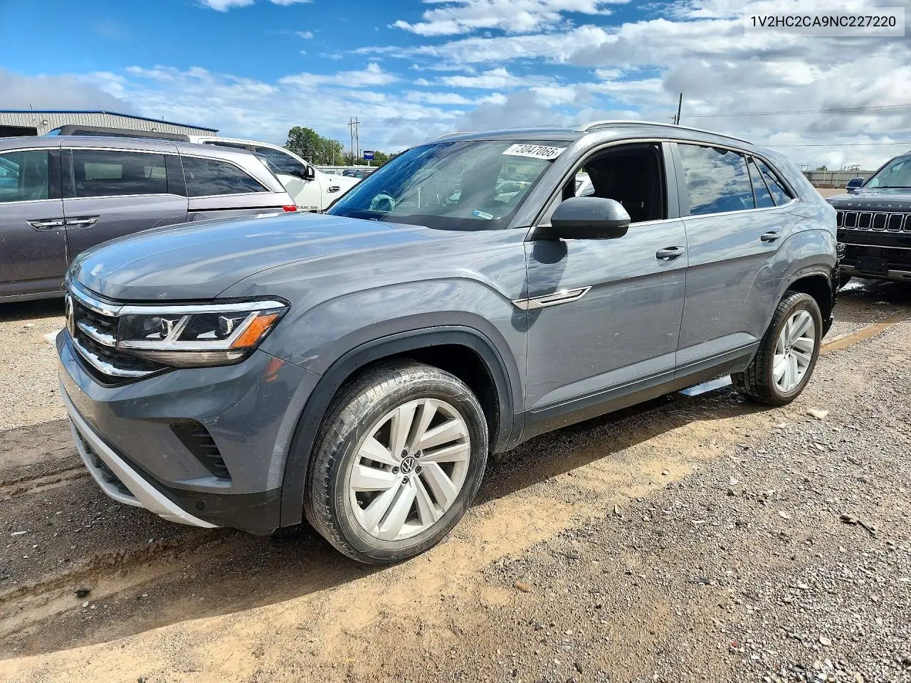 VOLKSWAGEN ATLAS CROSS SPORT 2022, VIN 1V2HC2CA9NC227220