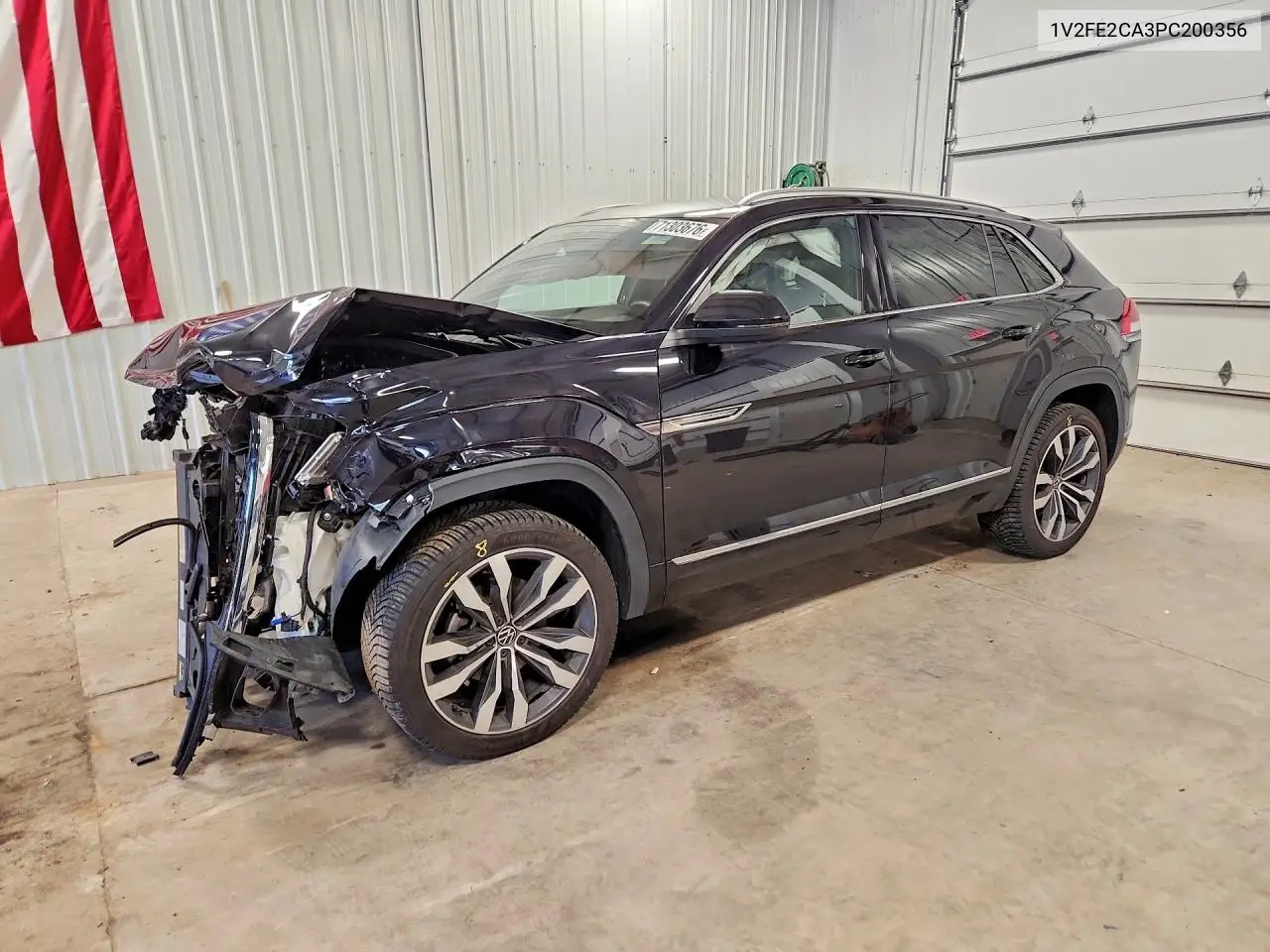 VOLKSWAGEN ATLAS CROSS SPORT 2023, VIN 1V2FE2CA3PC200356