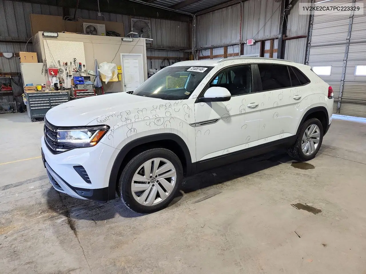VOLKSWAGEN ATLAS CROSS SPORT 2023, VIN 1V2KE2CA7PC223329