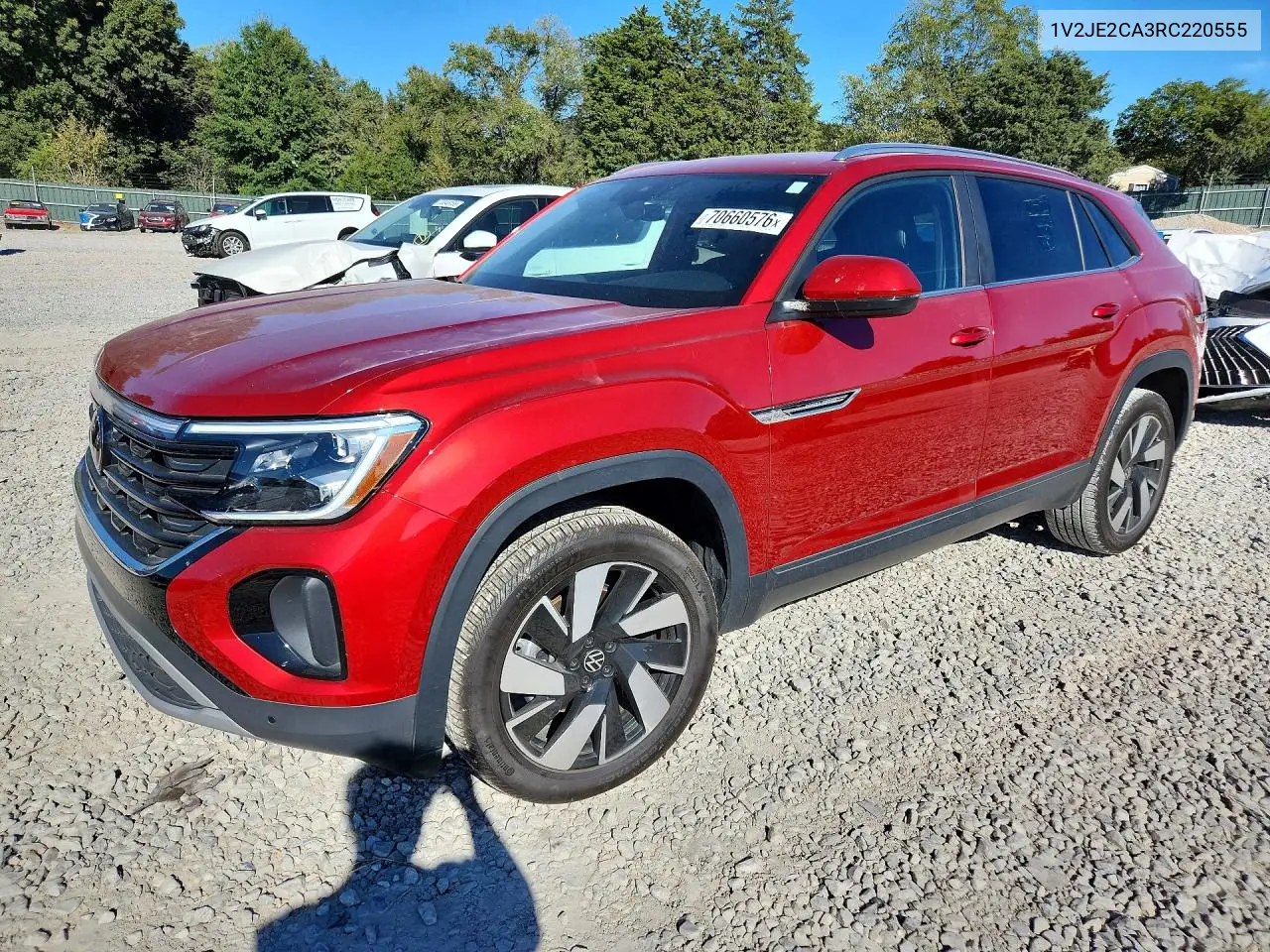 VOLKSWAGEN ATLAS CROSS SPORT 2024, VIN 1V2JE2CA3RC220555