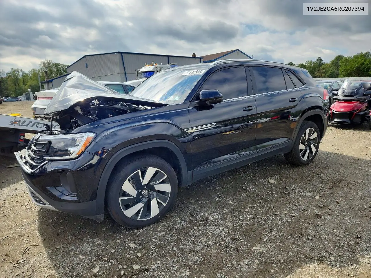 VOLKSWAGEN ATLAS CROSS SPORT 2024, VIN 1V2JE2CA6RC207394