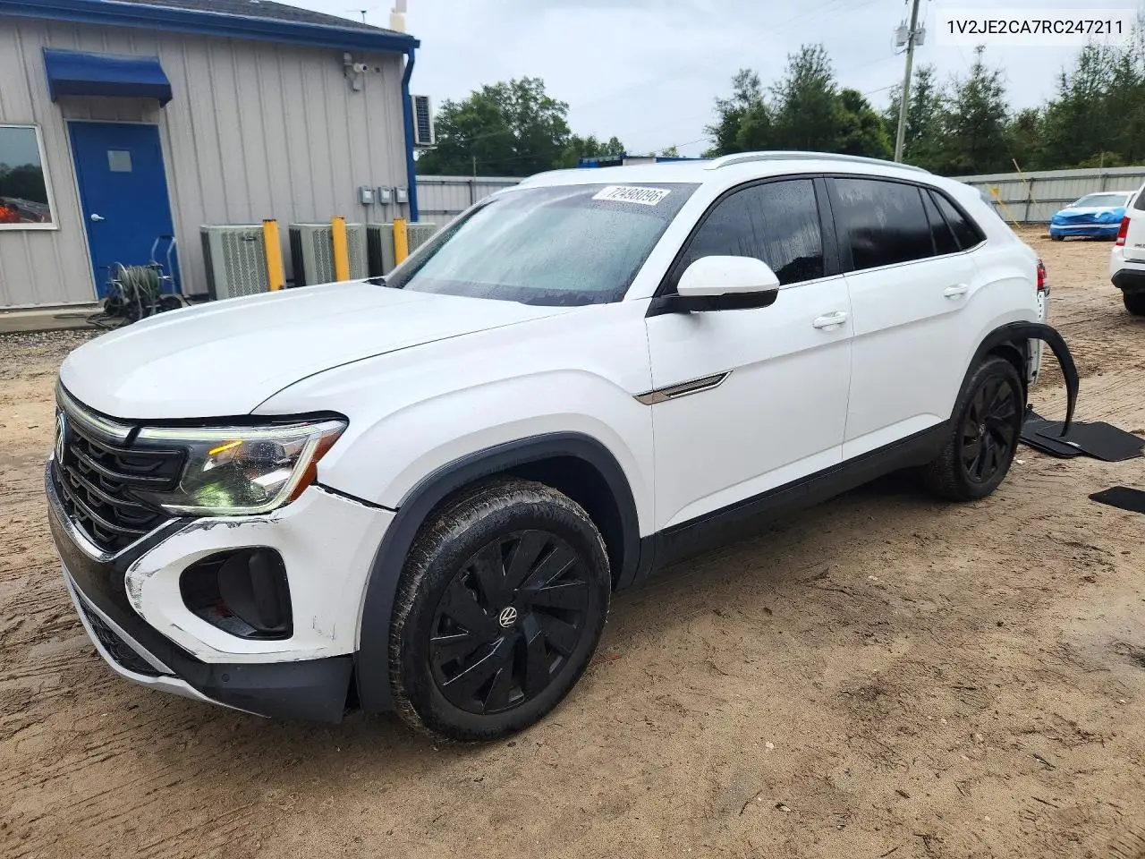 VOLKSWAGEN ATLAS CROSS SPORT 2024, VIN 1V2JE2CA7RC247211
