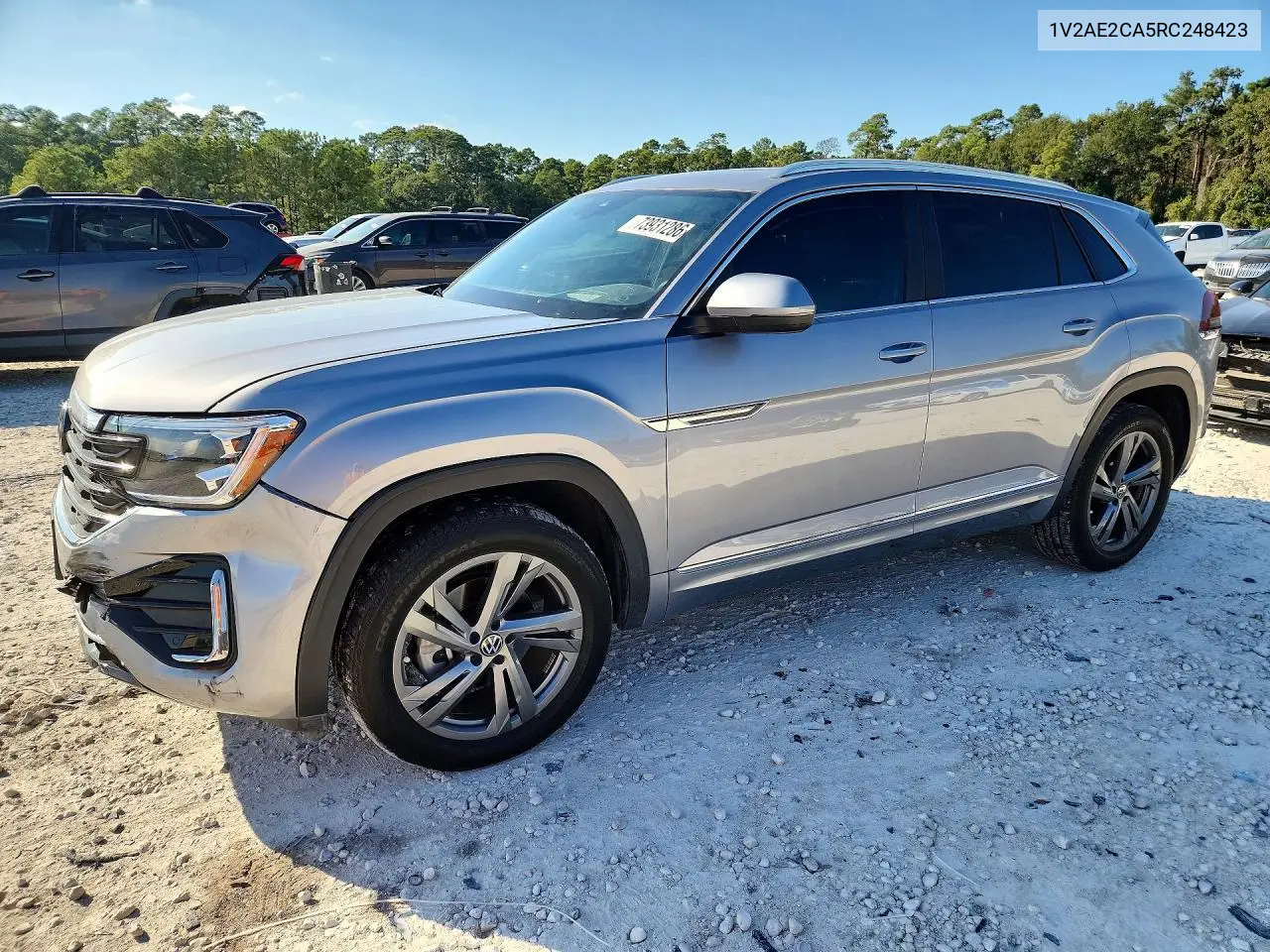 VOLKSWAGEN ATLAS CROSS SPORT 2024, VIN 1V2AE2CA5RC248423