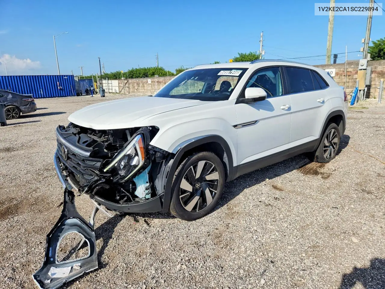 VOLKSWAGEN ATLAS CROSS SPORT 2025, VIN 1V2KE2CA1SC229894
