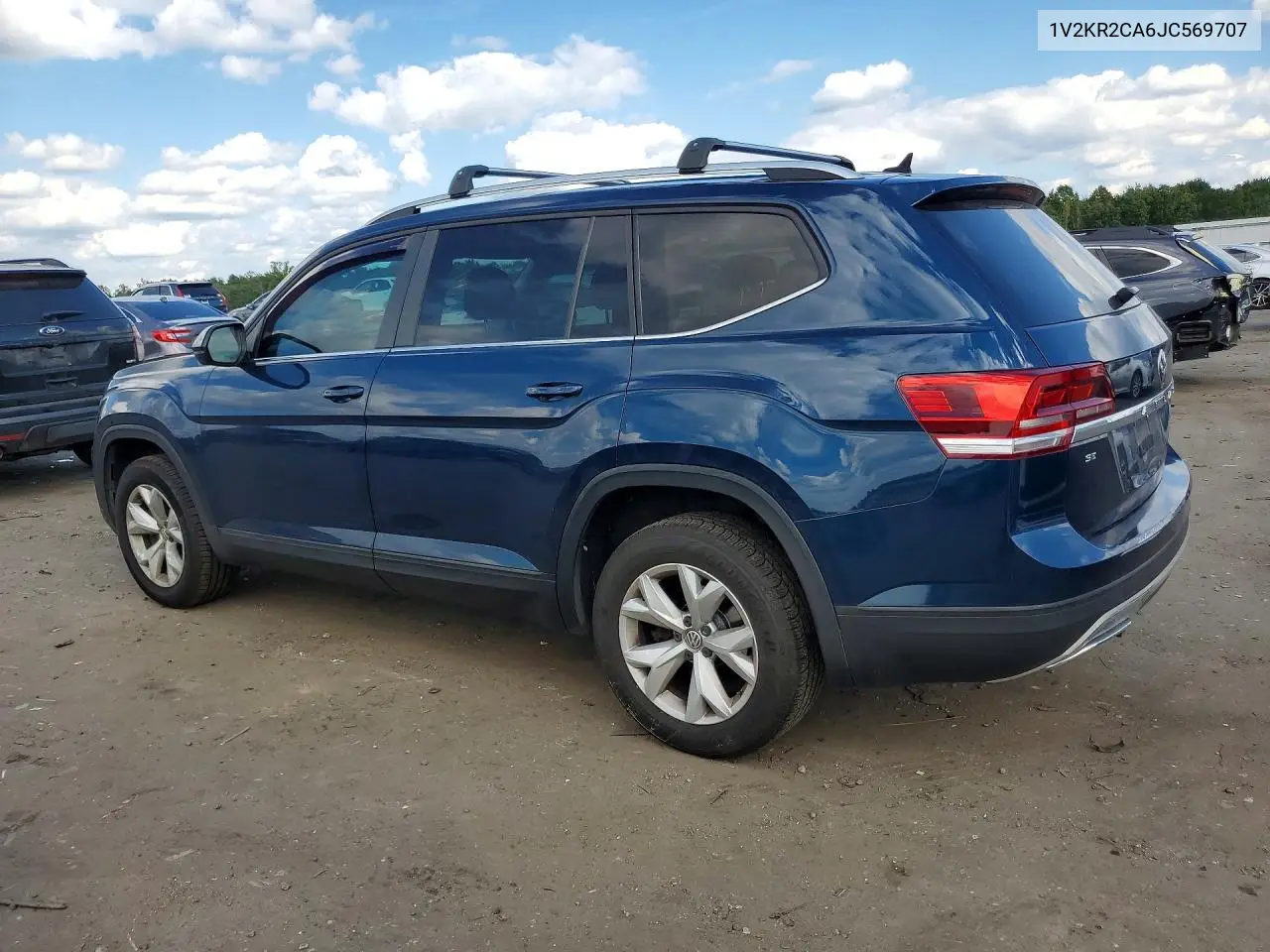 2018 VOLKSWAGEN ATLAS VIN 1V2KR2CA6JC569707 — фото 2